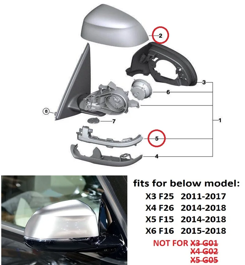 Bmw x3 обогрев зеркал