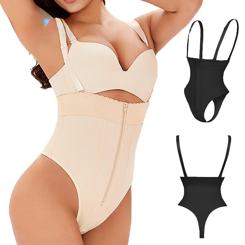 

Bodysuit Tummy Control Thong Briefs High Waist Tummy Control Underwear Waist Trainer Shaping Panty Butt Lifter Shapewear