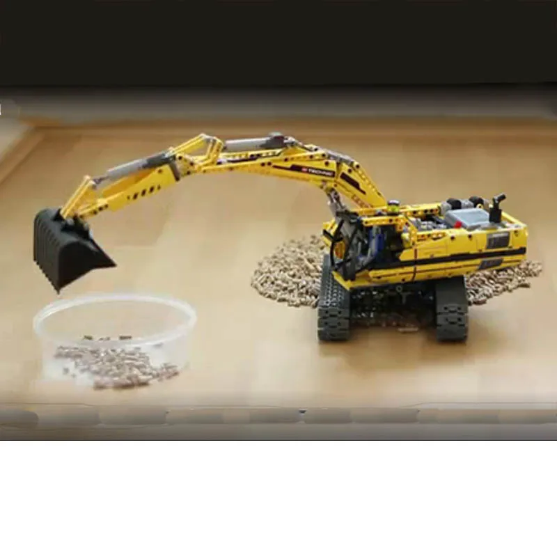 Lepining DHL 20007 Technic машинная серия 8043 экскаватор Модель Строительный комплект блоки