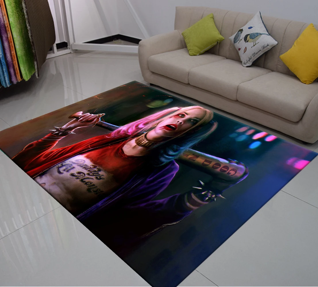 Напольный коврик для девочки-клоуна Детский мягкий удобный ковер с 3D рисунком из