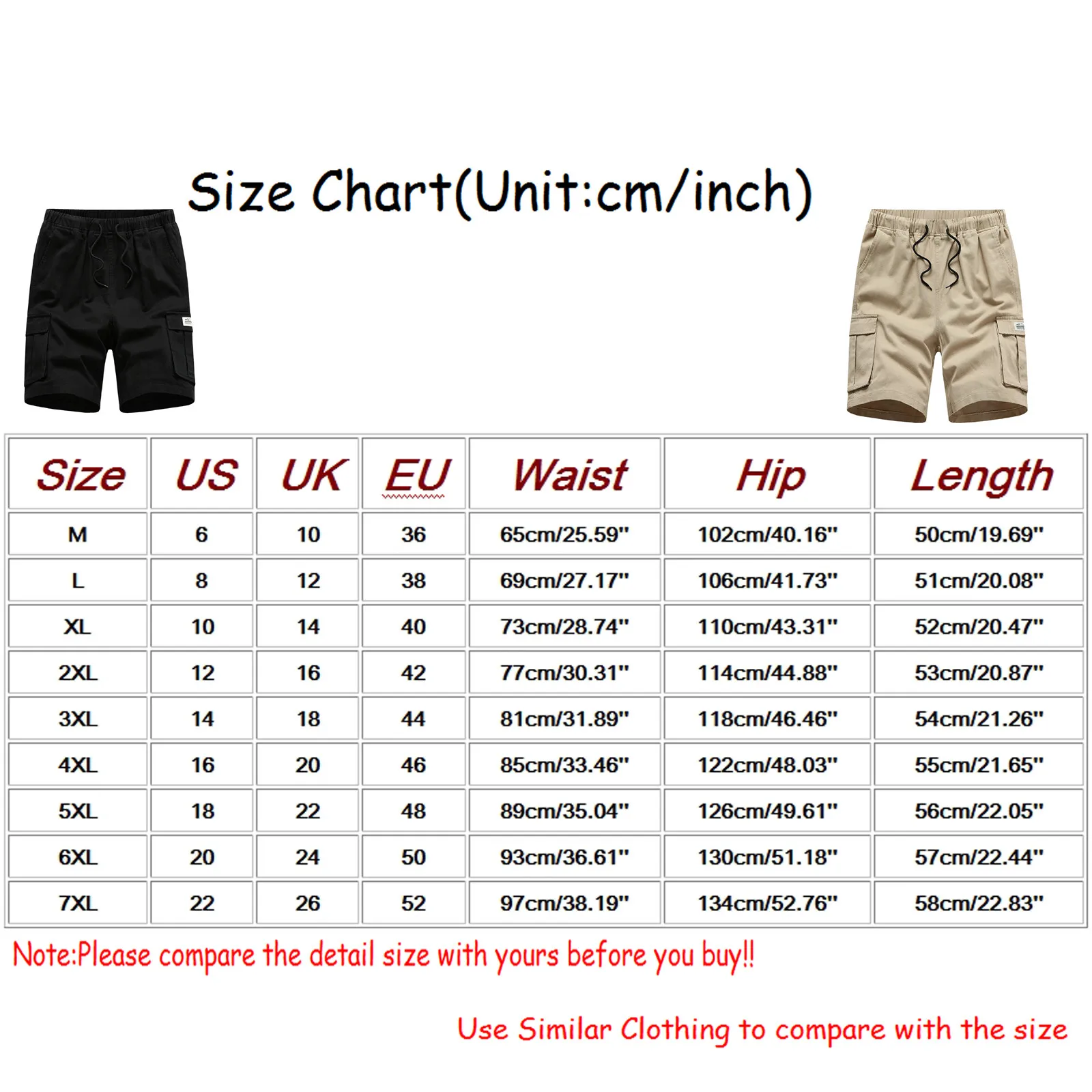 

Shorts Multi Pocket Summer Loose Zipper Breeches Khaki Grey Plus Size Short Pant Casual Cotton Black Long Mens Cargo Shorts#F3