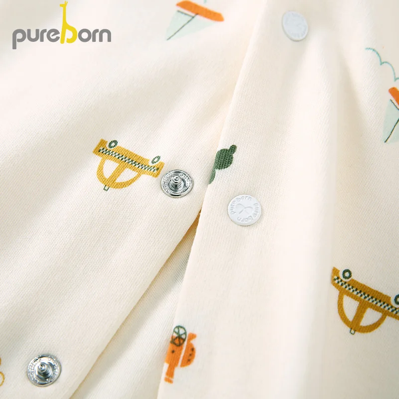 Комбинезон для новорожденных девочек хлопковый комбинезон с героями