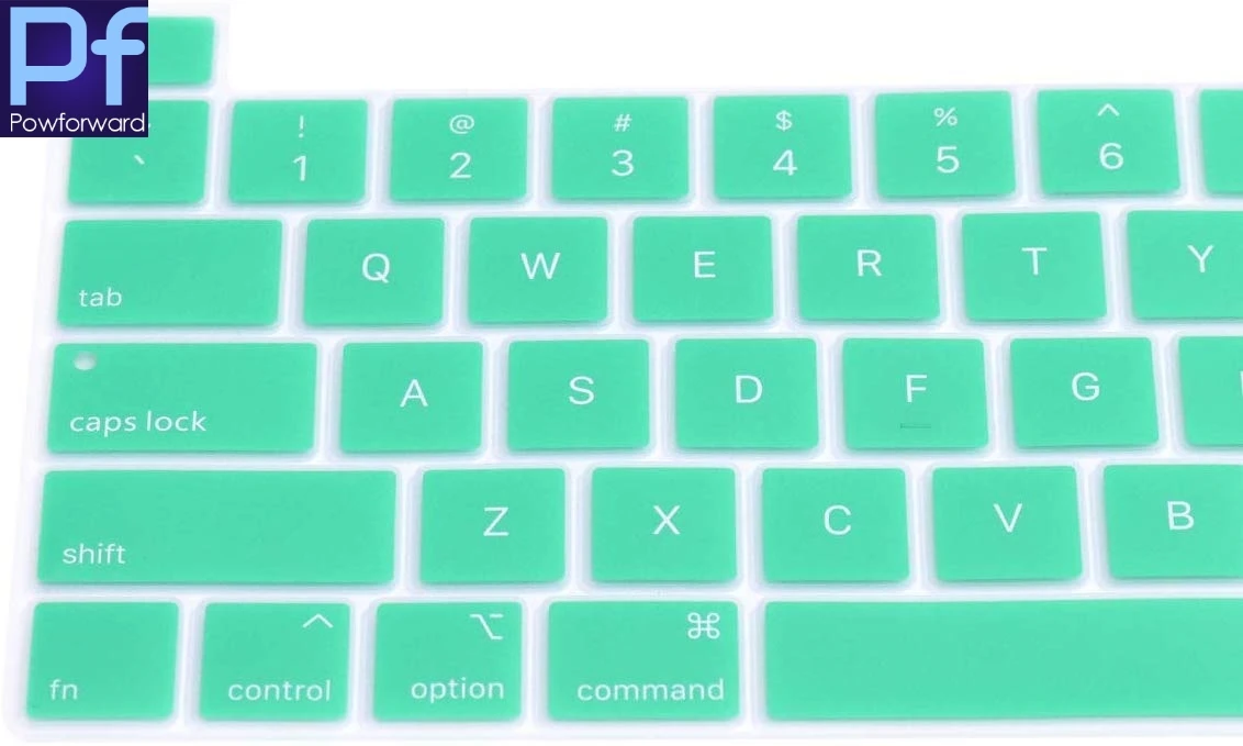 Силиконовый чехол с клавиатурой на английском языке для MacBook New Pro 16 дюймов 2019