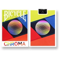 1 deck new bicycle chroma playing cards cardistry poker size magic card games magic props magic tricks for magician