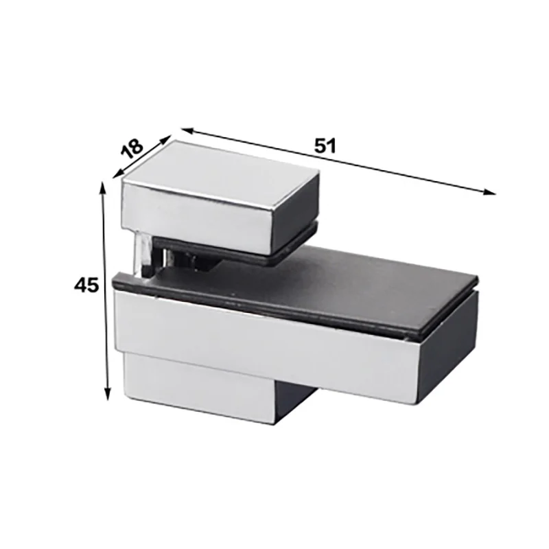 F Тип Регулируемая Зажимная плата стеклянный зажим стеклянная полка скоба