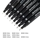 Ручка игольчатая водостойкая с чернилами, 1 шт., чернила для рисования, 0,05, 0,1, 0,2, 0,3, 0,4, 0,5, 0,7, 0,8