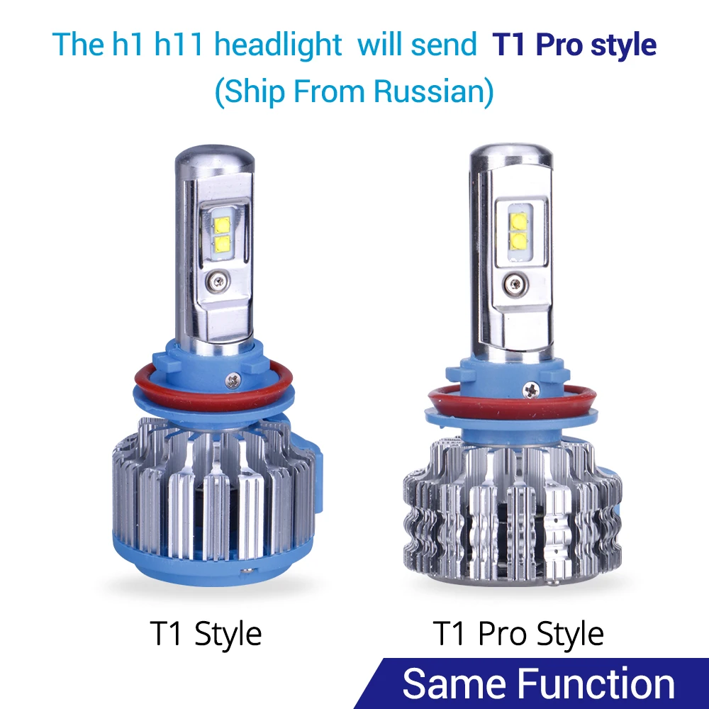 

TC-X 2 Bulbs/Set LED Car Light H4 Hi lo beam led headlight bulbs H7 H1 H11 9006 9005 H27/880 Auto Bulb Headlamp 6000K Light