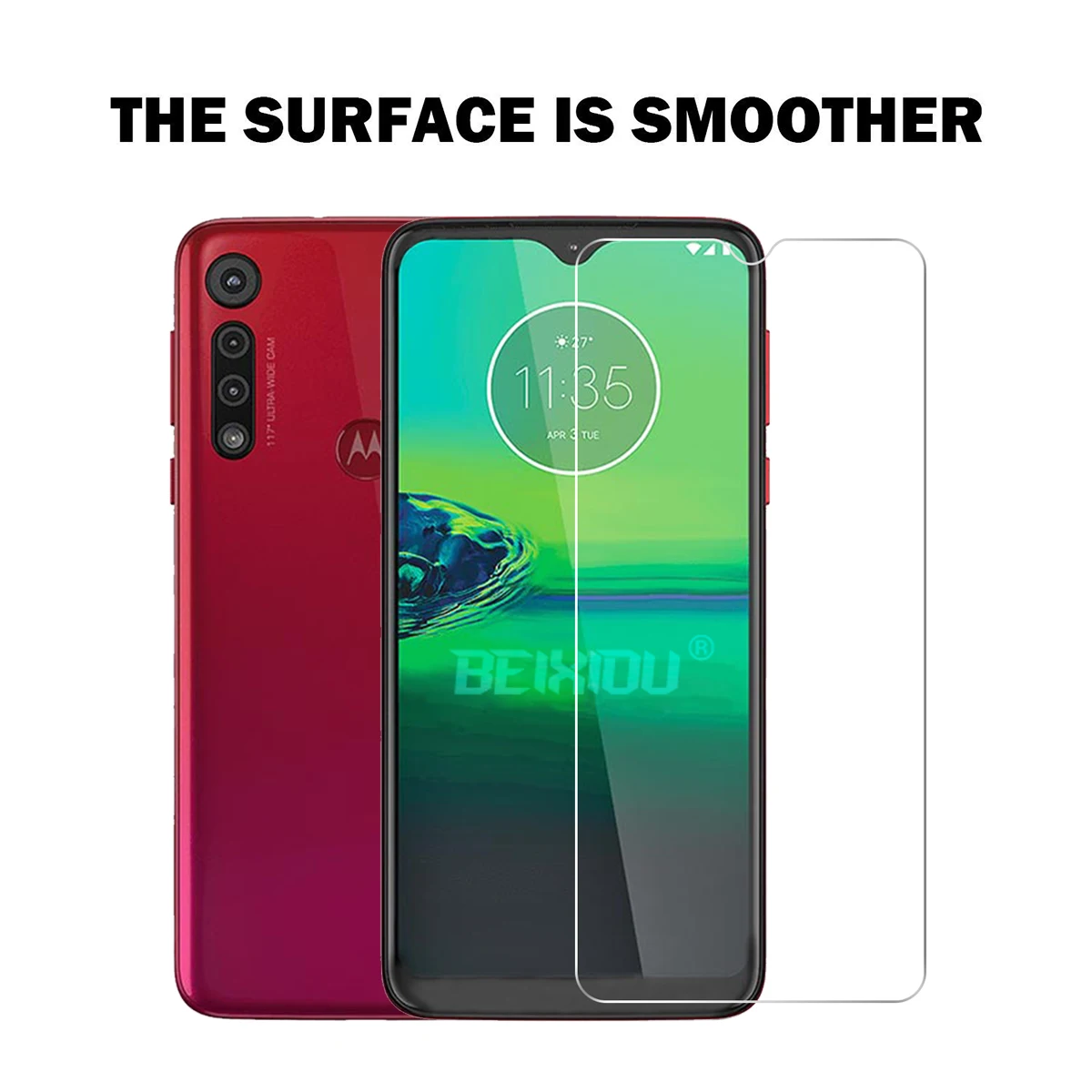 2 шт Полное закаленное стекло для Motorola Moto G8 Play защита экрана 2.5D 9h пленка|Защитные