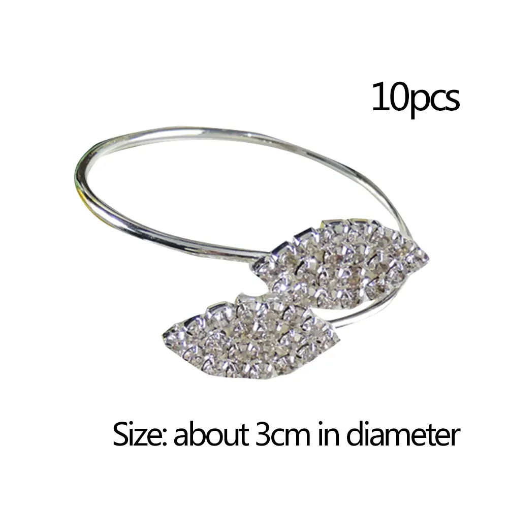 10 шт. свадебные кольца для салфеток с жемчугом|Кольца салфеток| |