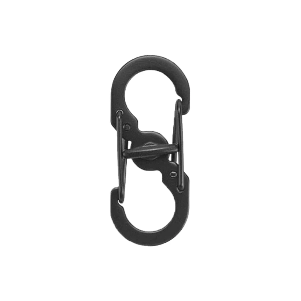 1 шт. кольцо для ключей с карабином Двойная маленькая новая форма металлическая