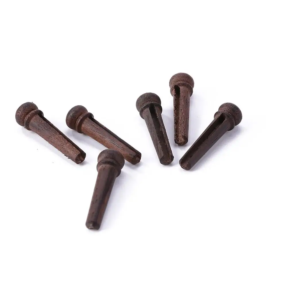 6 шт эбеновый мост булавки с 4 мм Золотой Классический Стиль точка Акустическая