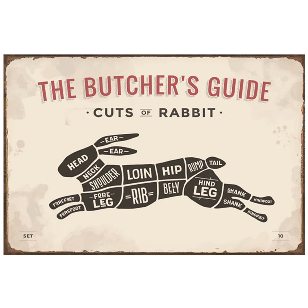 1 шт. винтажные морепродукты корова металлические жестяные плакаты постер декор