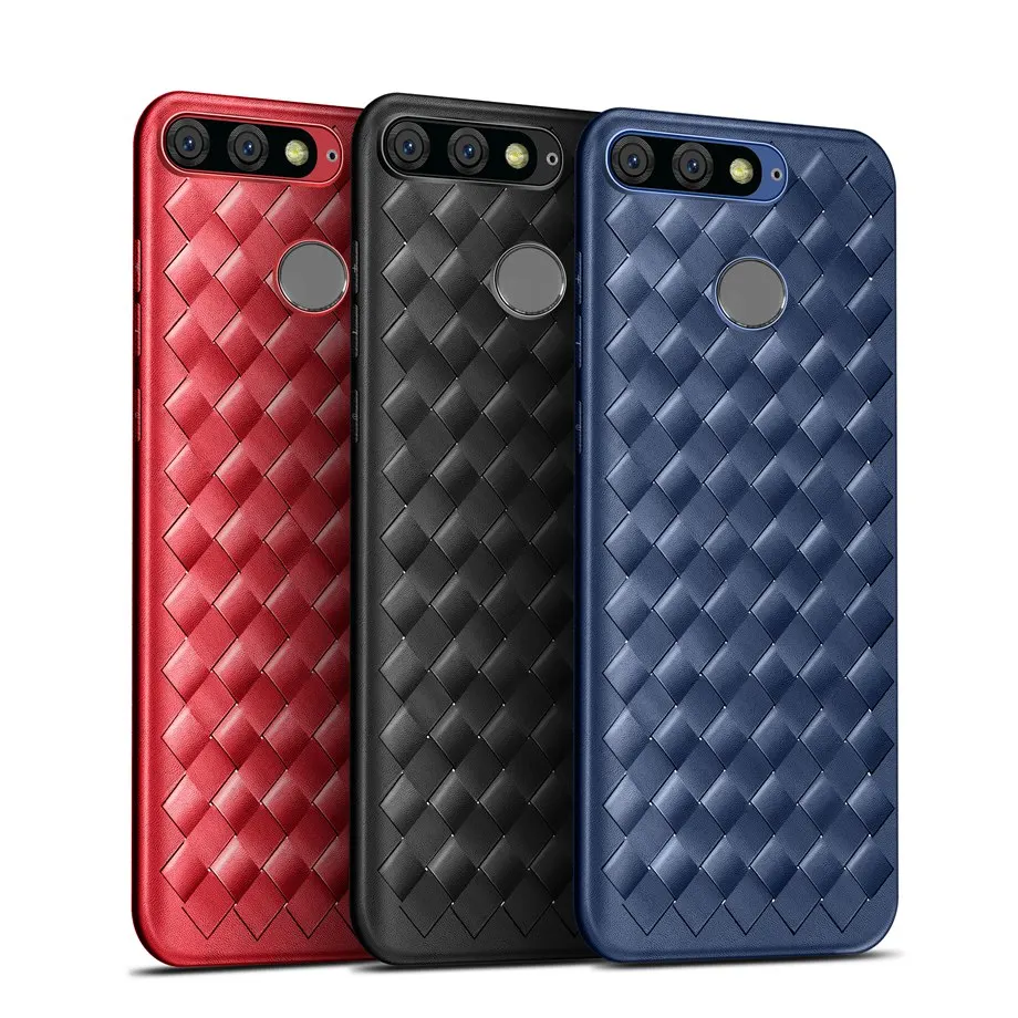 Силиконовый чехол для телефона ударопрочный Huawei Honor 7A 7 A Pro матовый мягкий бампер