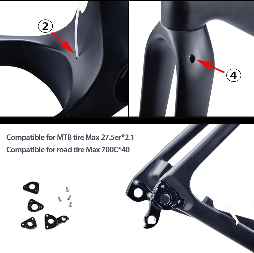BXT Заводской магазин T800 карбоновая дорога MTB гравий рама велосипеда через мост дисковый тормоз DI2 циклокросс гравий набор углеродных велосипедов