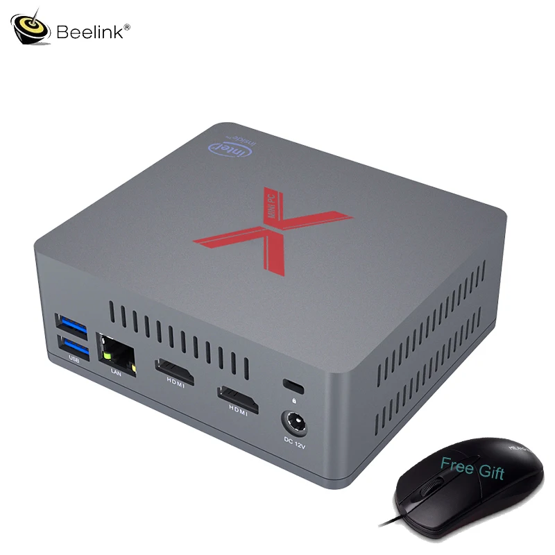 

Mini PC BT3 X WIN10, intel J3355 DDR 4GB EMMC 64GB windows 10 2 * HD salida 4 * USB 3,0 LAN Gigabit 4K HTPC NUC computers