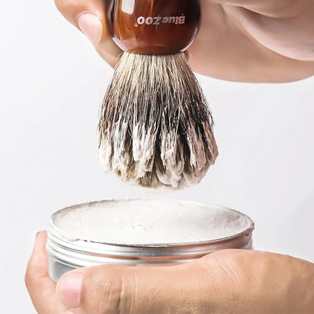 

100g Li-corice Extract Men Beard Shaving Handmade Soap Cream Foaming Lather For Razor Barber Salon Face Cleaning Tool