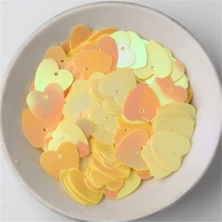 100pcslot 17mm love heart sequins pvc paillettes 12 colors sewing lentejuelas handmade garment wedding diy craft accessories
