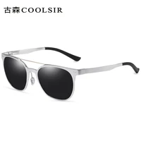 classic fashion mens anti ultraviolet aluminum magnesium full frame polarized sunglasses 6534