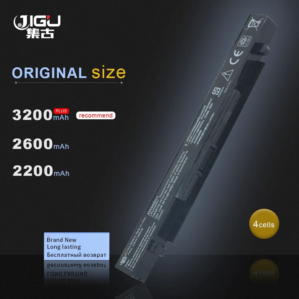 JIGU 4 ячеек ноутбука Батарея A41 X550 X550A X550C для Asus A450 A550 F450 F550 X450 R510 R409 P550 P450 K550 K450
