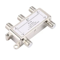 4 way 4 channel satelliteantennacable tv splitter distributor 5 2400mhz f type wholesale in stock drop shipping