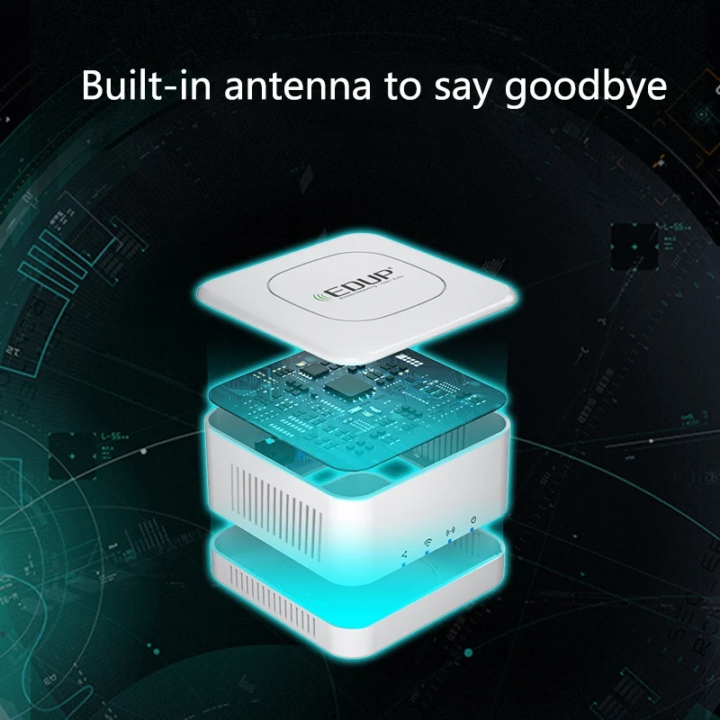 Сетчатый маршрутизатор EDUP гигабитная версия Wi-Fi 2 4 ГГц 5 1200 Мбит/с сетчатый