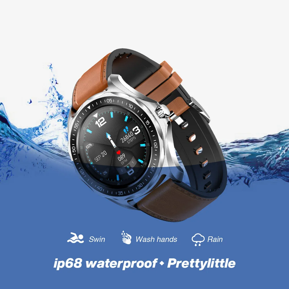 

2020 New Smart Watch for Men IP68 Waterproof Full Touch Screen Smartwatch For Android IOS Phone Sports Fitness Tracker