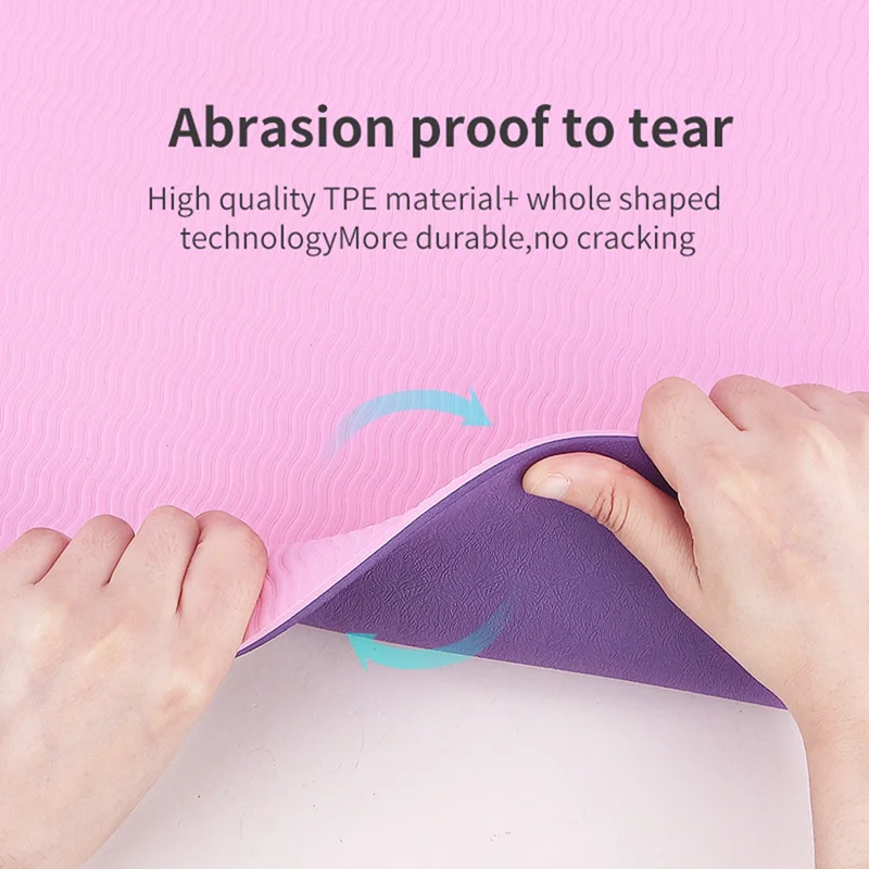 

Timing And Phone Holder Function 183*61cm Yoga Mat Battery Free