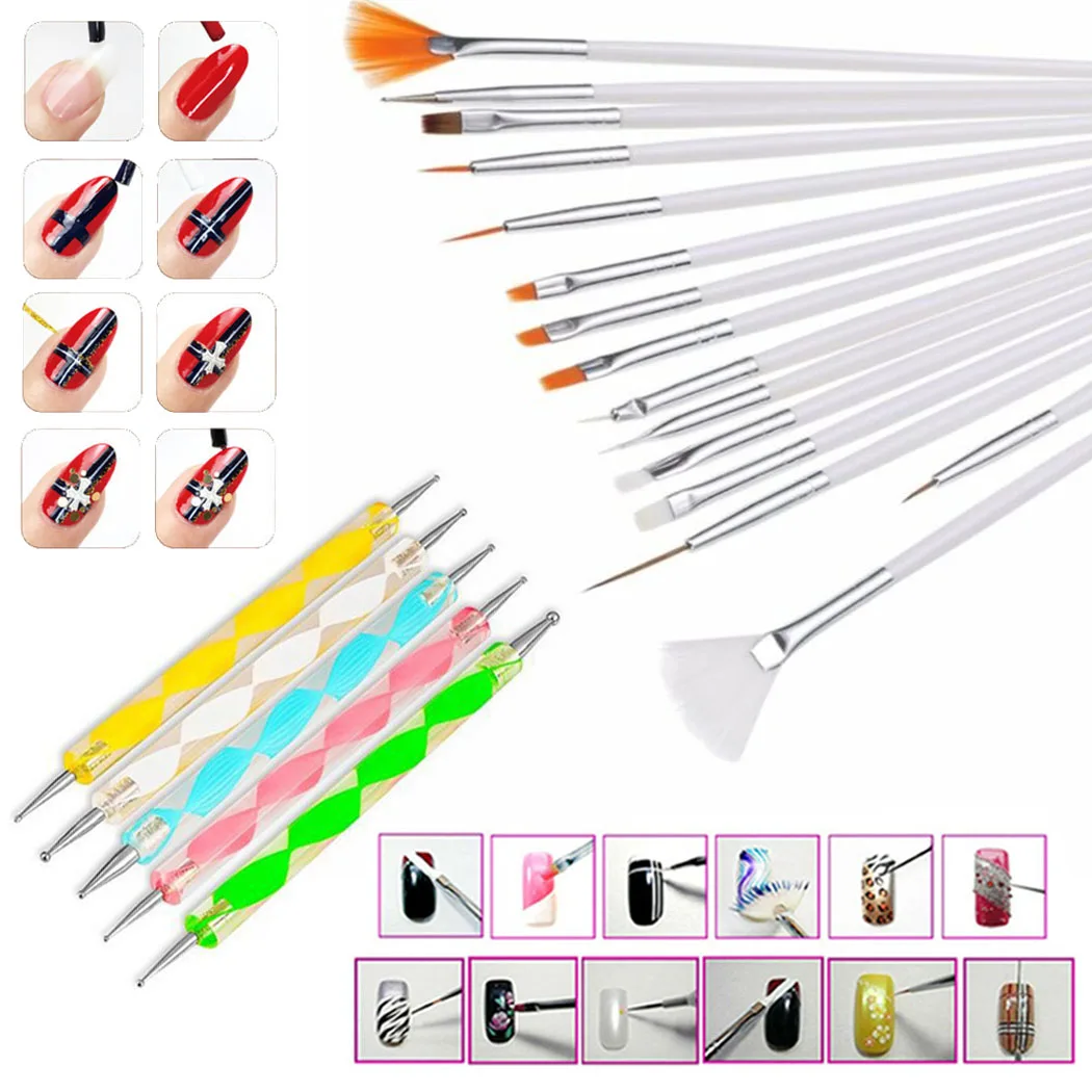 Nail brush set 15 | Brushes