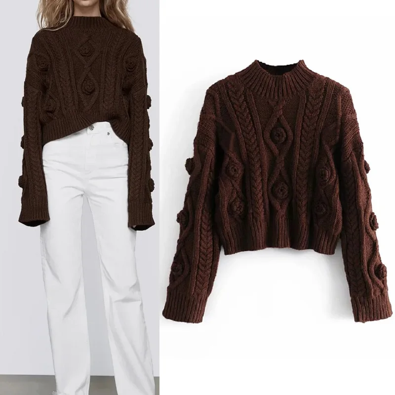 

2020 Autumn Sweater Women Solid Loose Knitted Sweaters Women Long Sleeve Pullover Warm tops Female casual