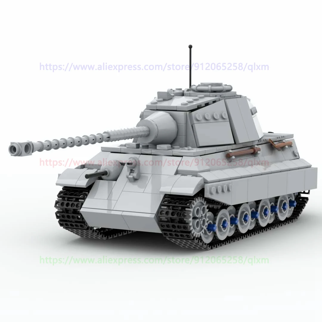 Конструктор Pzkpfw VI Tiger II WW2 Военная серия игрушка для солдат фигурки оружие кирпичи