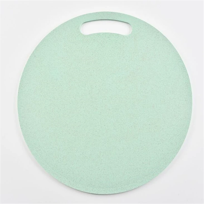 

Kitchen Board Fruit Vegetable Cutting Board Round Chopping Blocks Wheat Straw Antibacterial Non-slip Cutting Boards Kitchen Tool