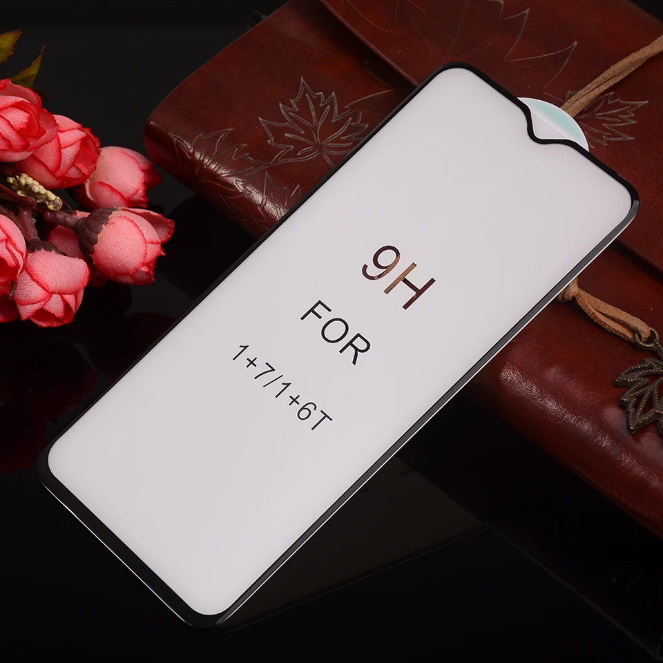 5D полное покрытие из закаленного стекла для Oneplus 7t 7 6 6t 5T 5 пленка с закругленными