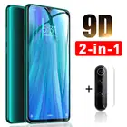 Защитное стекло 9D для экрана и объектива камеры Xiaomi Redmi Note 8 Pro, 9 Pro, 8T, 8 Pro