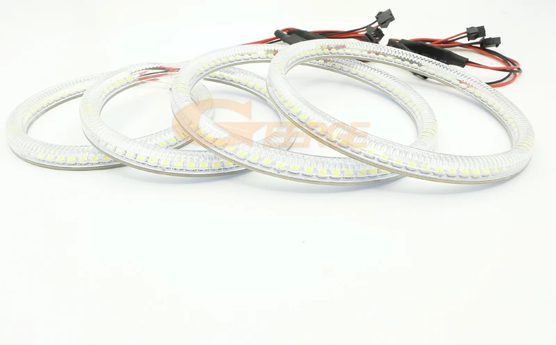 Для SEAT TO светодиодный O Mk3 5P 2005-2009 ксеноновая фара отличное Ультра яркое освещение smd светодиодный ангельские глазки Halo Кольцо Комплект