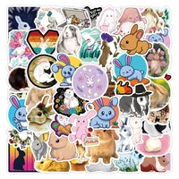 103050 pcs new cute rabbit doodle stickers suitcase cartoon decoration phone fridge diy waterproof sticker decals toys for kid