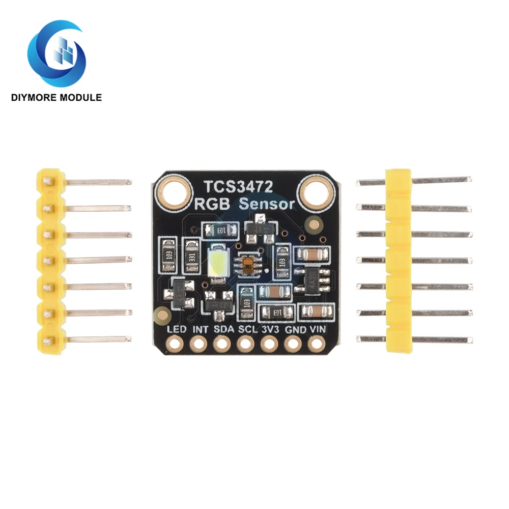 

TCS34725 Low Power IR Blocking Filter RGB Light Color Sensor Recognition Diy Kit Electronic PCB Board For Arduino Programmable