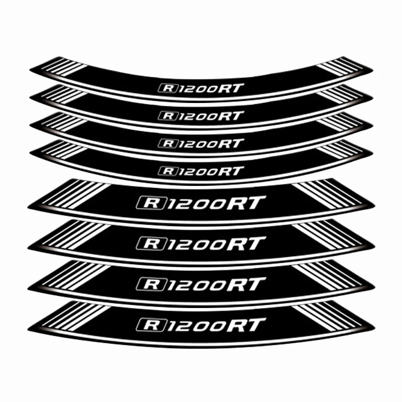 Новый мотоцикл 8X толстый край внешний обод наклейки полоса колесные для BMW R1200RT