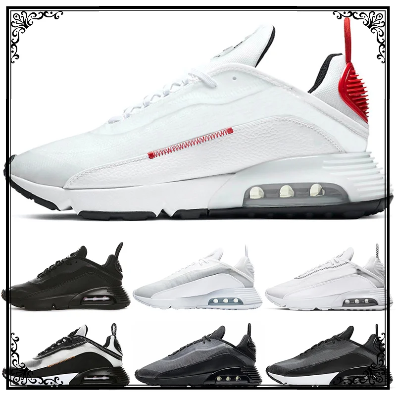 Оригинальные кроссовки для мужчин и женщин 2090 тройные черные чистая платина