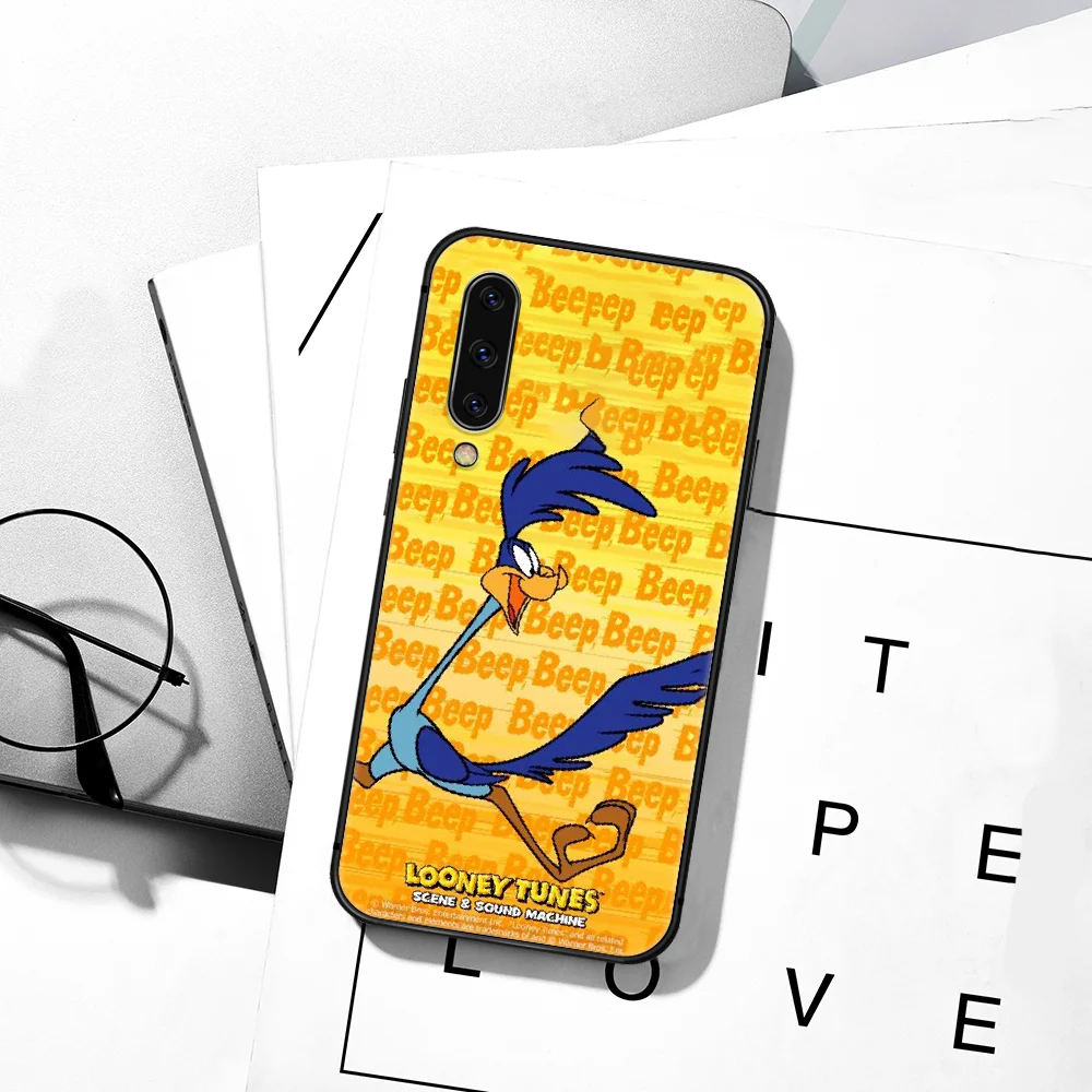 

B-Bugs Funny Cartoon Bunny Phone Case For Samsung Galaxy A7 9 8 10 20 20e 21 S 30 30S 31 41 50 50S 51 70 71 91 black Hoesjes