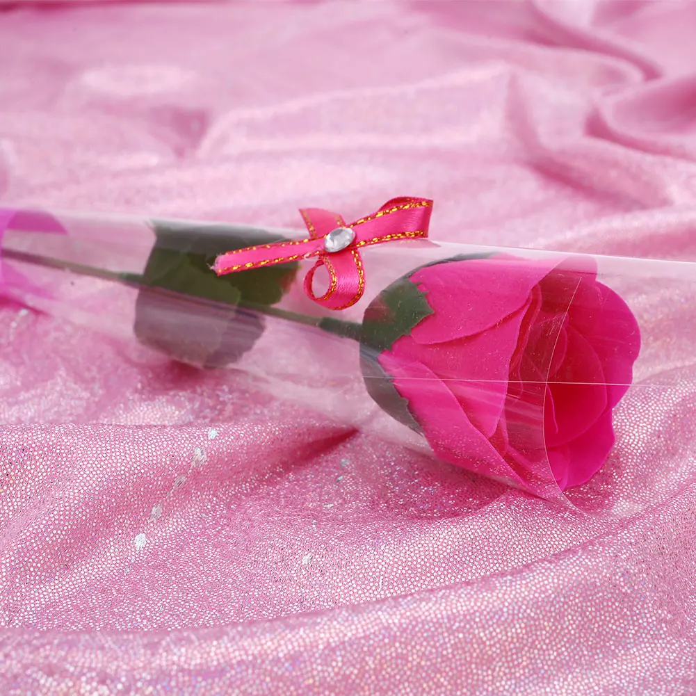 Сладкий 25 см * 4 5 2 Balmy Rose Flower День Святого Валентина мыло роза Ресторан фестиваль