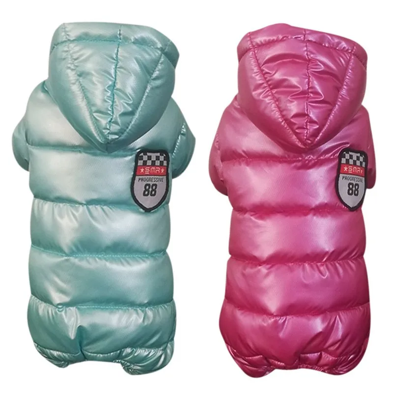 

Pet Dongkuan Cold Legs Warm Wind Down Autumn Winter Keep Warm Pet Dog Windproof Clothes Snow Down Jacket Coat For Puppies Small