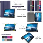 Защитный чехол для Lenovo Yoga Smart Tab TAB2 TAB3 Plus, цветной чехол для сна, пробуждения, скользящий рукав, складной держатель-подставка