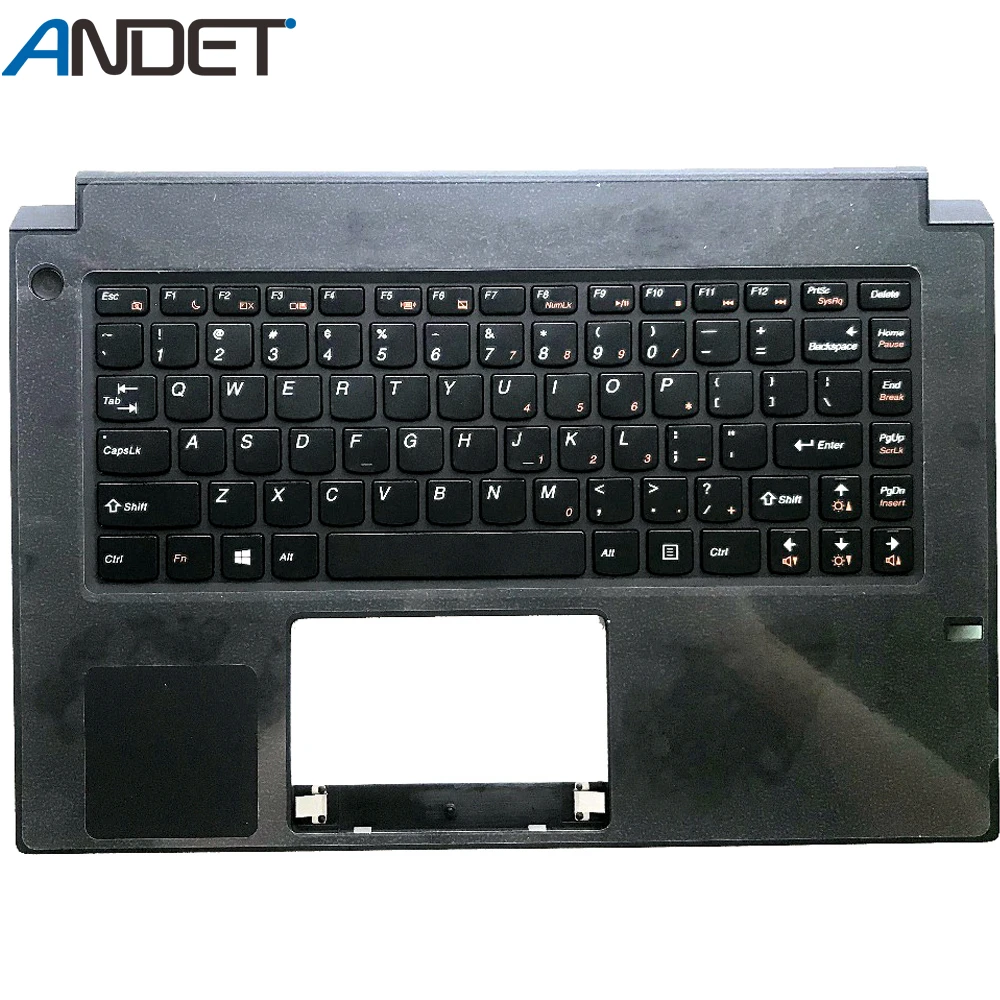 

New Original For Lenovo M490S Palmrest Cover Keyboard Bezel Upper Case Silver Black 90202361 90202360