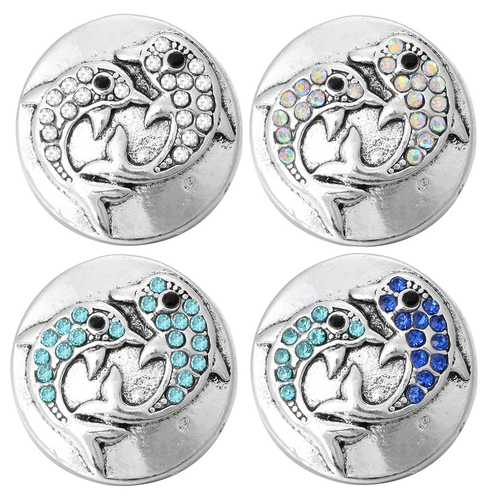 6 шт./партия новые аксессуары на защелках для рыбы подходит 18 мм браслет с