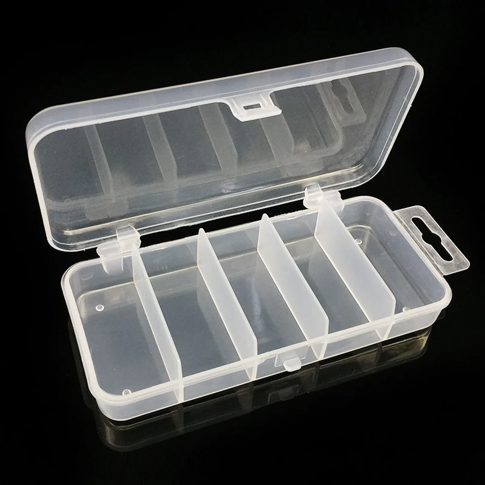 

Fishing Boxes Lure Soft Bait Plastic Case 13.3cm*6.2cm* 2.5cm Pp Accessories Storage Tools High Strength LH0006