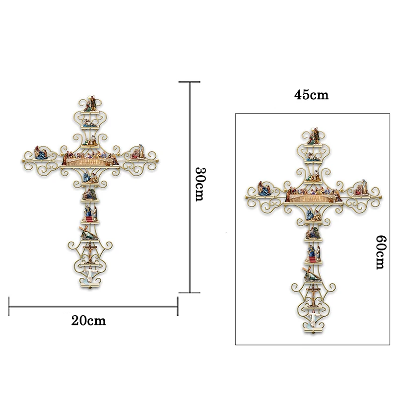 Коллекция жизнь Христа наклейка с крестом на стену религиозные аксессуары и