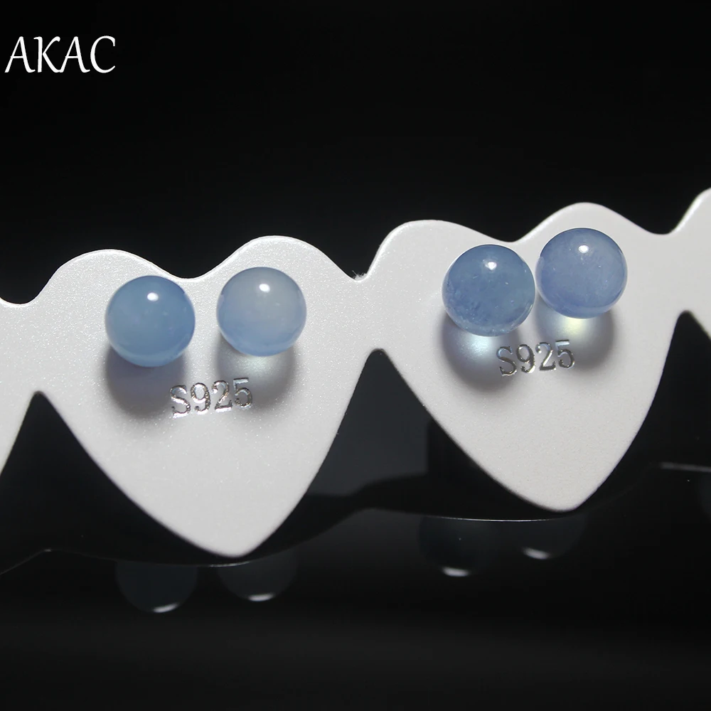 2 пары Akác approx6 7mm крошечные светильник лампочка Формы Натуральный Синий Аквамарин