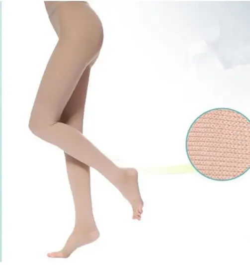 

33-45mmHg Medical Stocking Pressure Black Khaki Nylon Pantyhose Compression Stockings Stovepipe Stockings