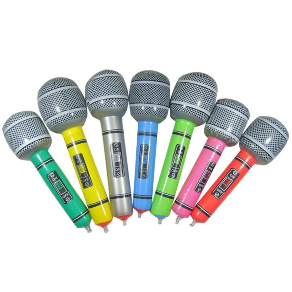 Надувной детский музыкальный инструмент гитара Sax электронный органный микрофон