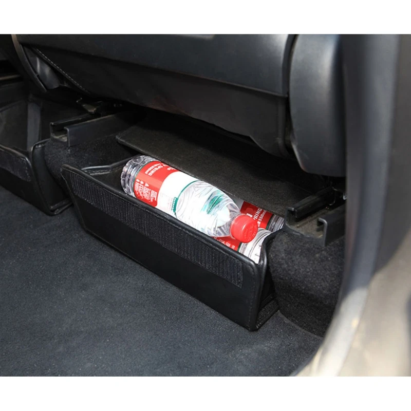 Автомобильный Органайзер под сиденье лоток черный ящик для хранения коробка